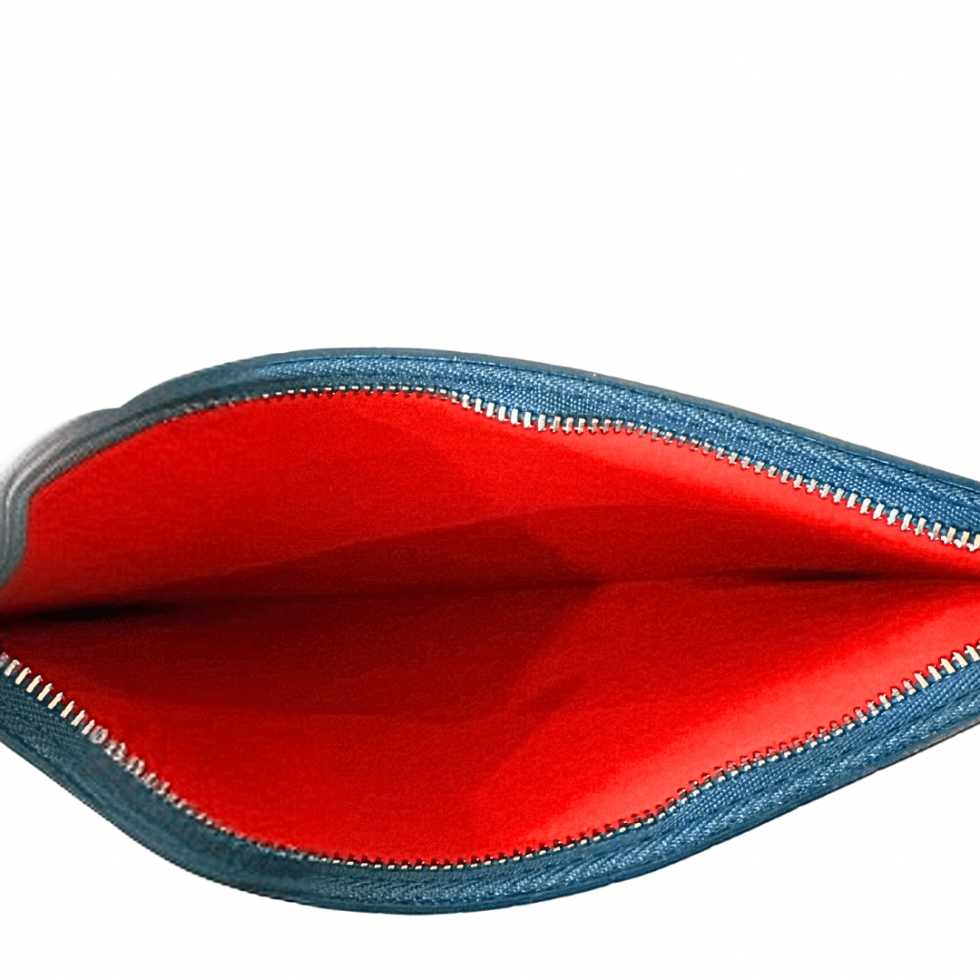 Christian Louboutin Croc Embossed Leather Tote