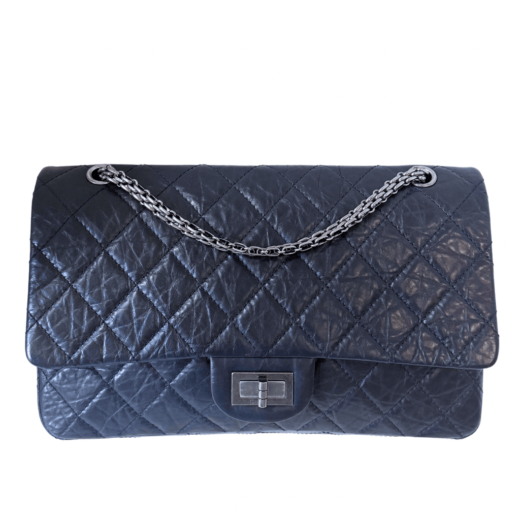 Chanel Jumbo Aged Calfskin Re-Issue Double Flap