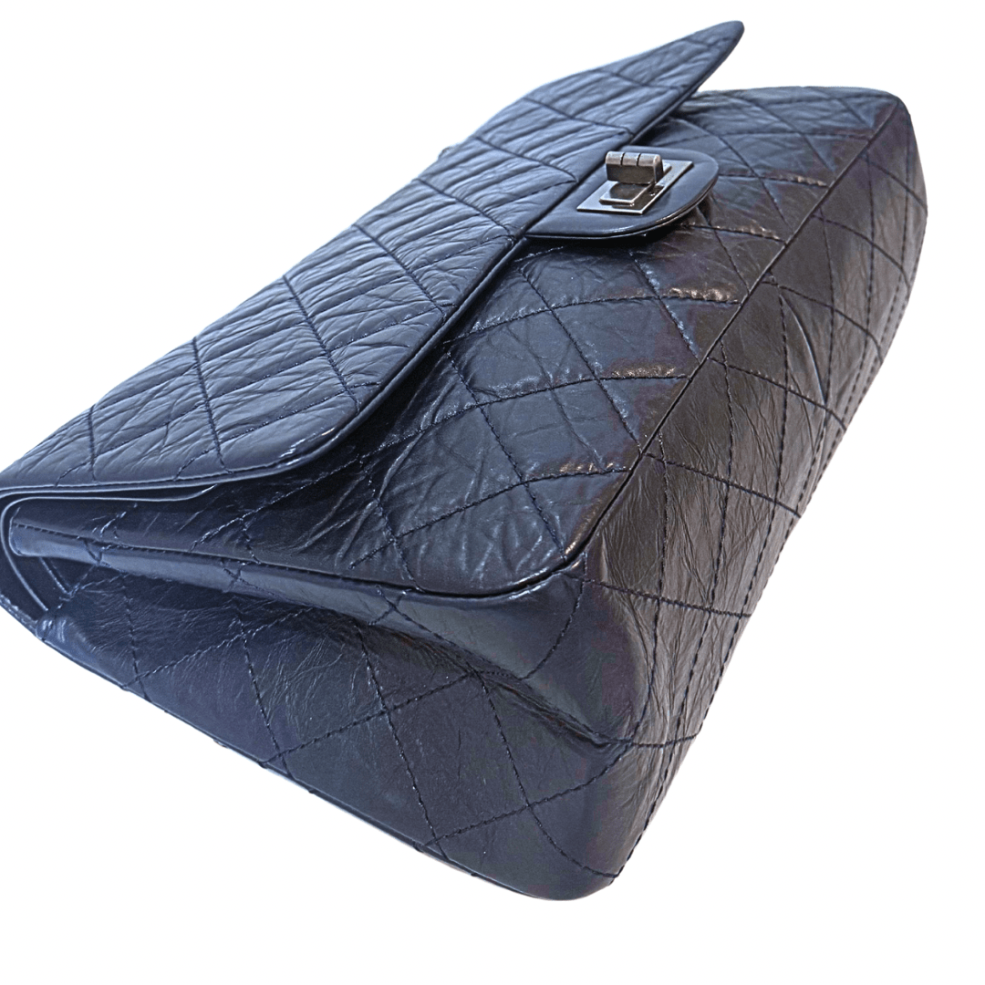 Chanel Jumbo Aged Calfskin Re-Issue Double Flap