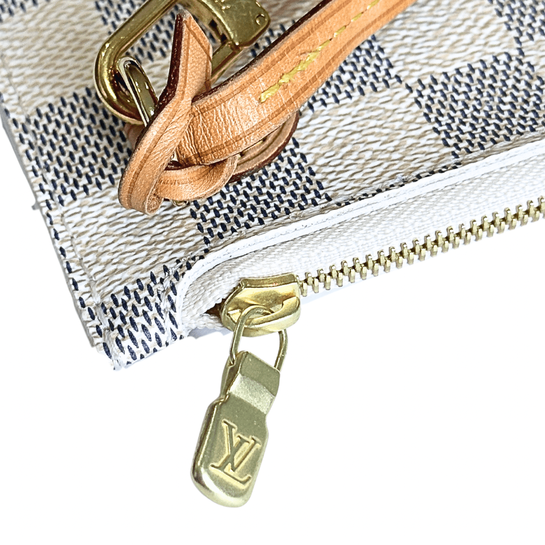 Louis Vuitton Damier Azur Neverfull Zip Pouch