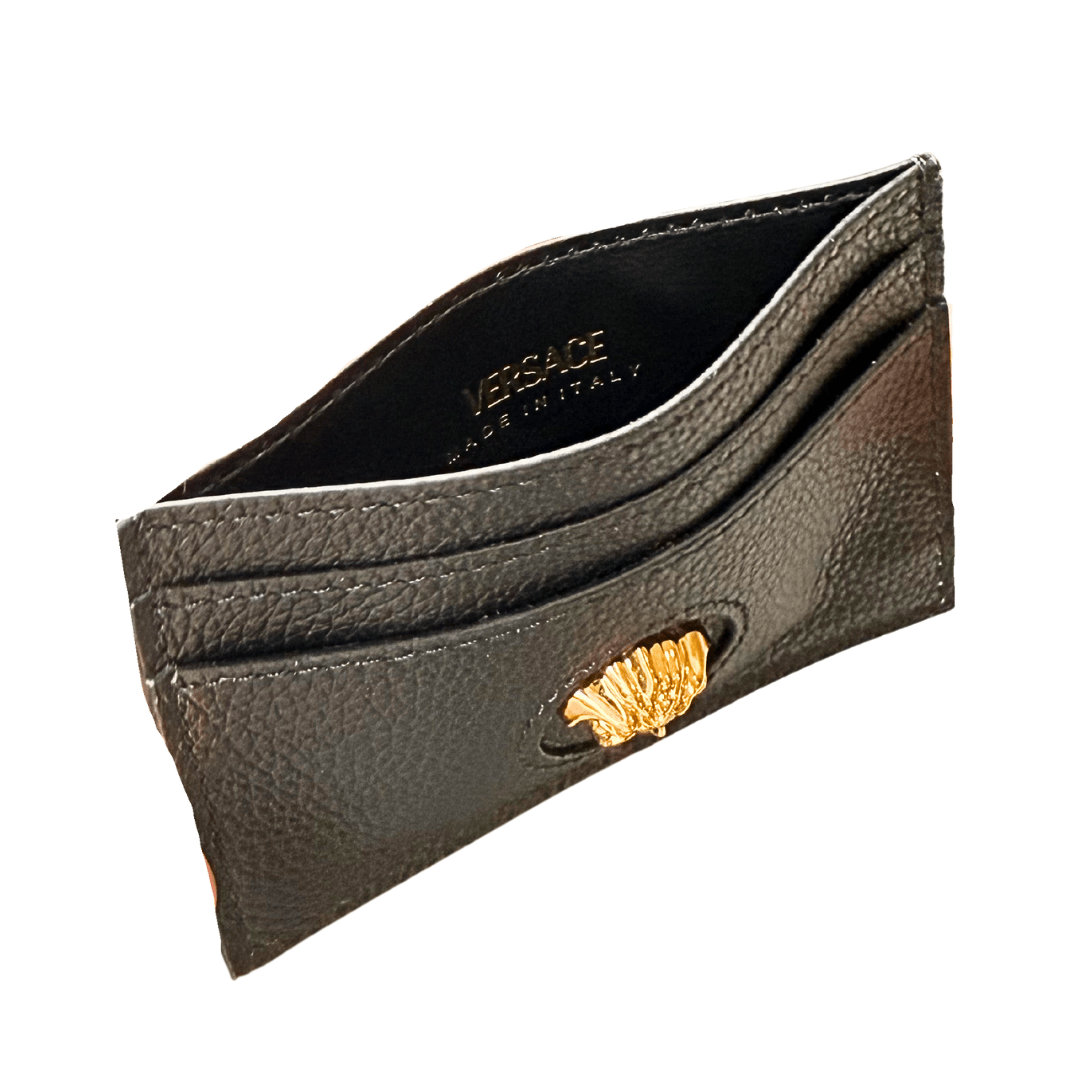 Versace Leather Card Wallet