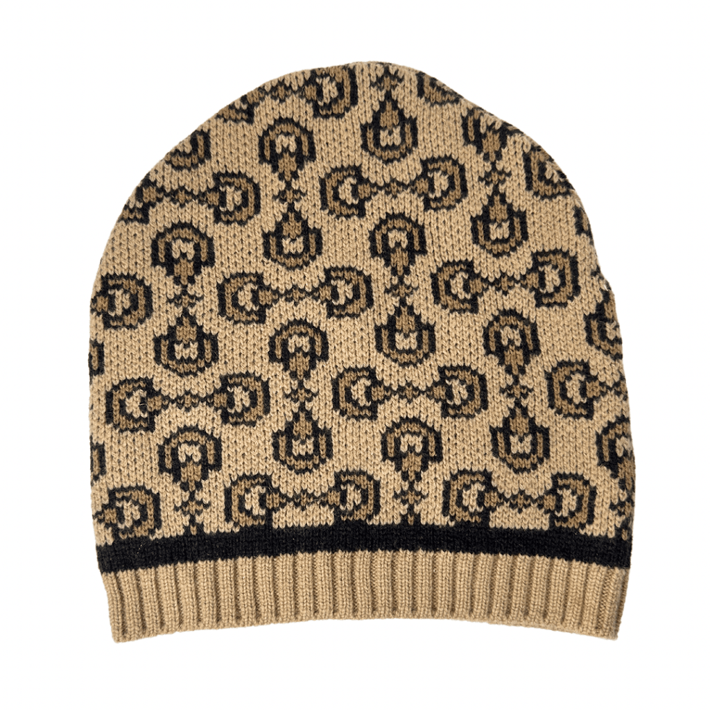 Gucci Horsebit Wool Blend Knitted Beanie Hat