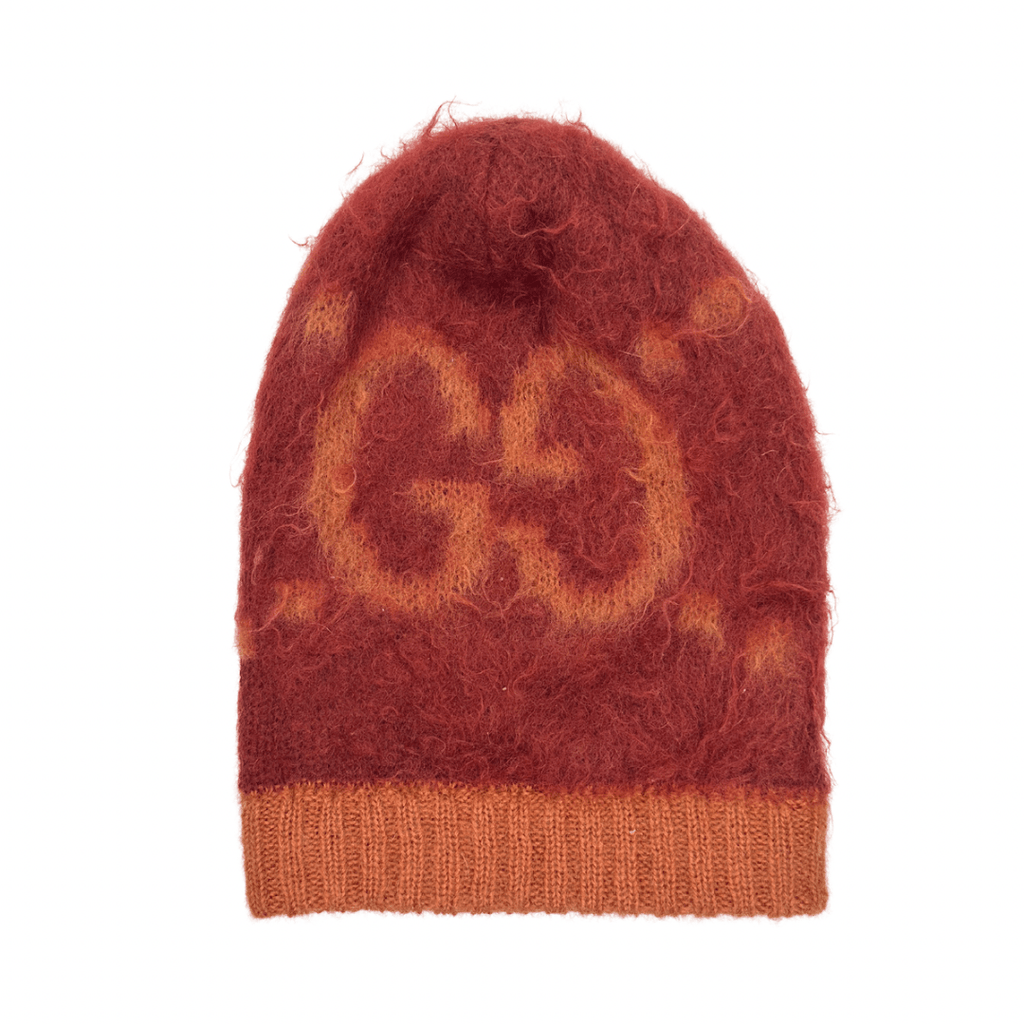 Gucci Mohair GG Knitted Beanie Hat