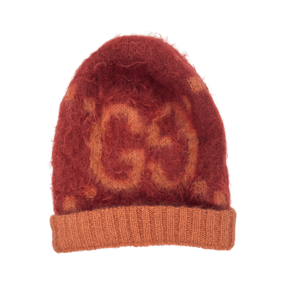 Gucci Mohair GG Knitted Beanie Hat