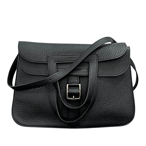 Hermes Black Halzan Clemence 31
