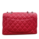 Chanel Red Caviar Quilted Double Flap