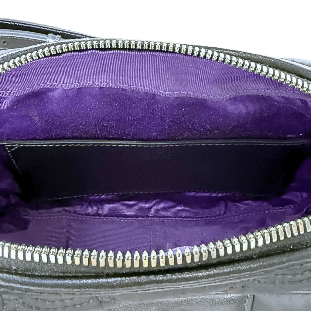 GUCCI GG Stitched Nylon Small Matelassè Crossbody Bag