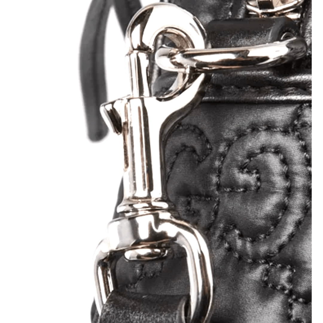 GUCCI GG Stitched Nylon Small Matelassè Crossbody Bag