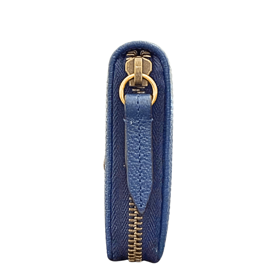 Gucci Double G Logo Bamboo Continental Wallet