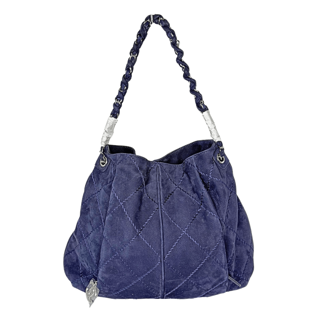 Chanel Quilted Leather Paris-Bombay Darjeeling Hobo Bag