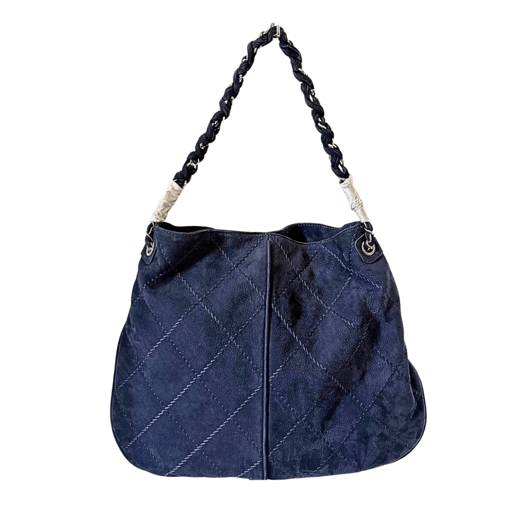 Chanel Quilted Leather Paris-Bombay Darjeeling Hobo Bag