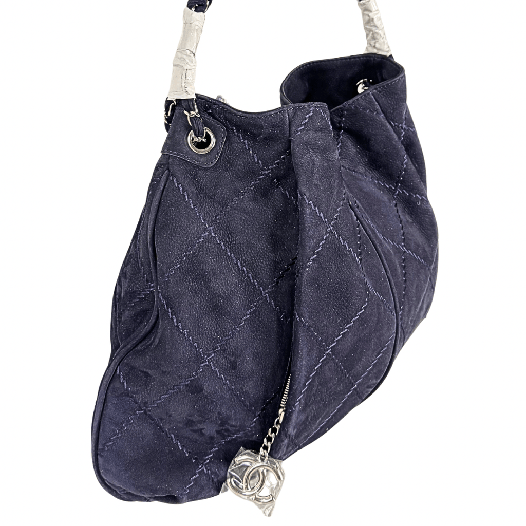 Chanel Quilted Leather Paris-Bombay Darjeeling Hobo Bag