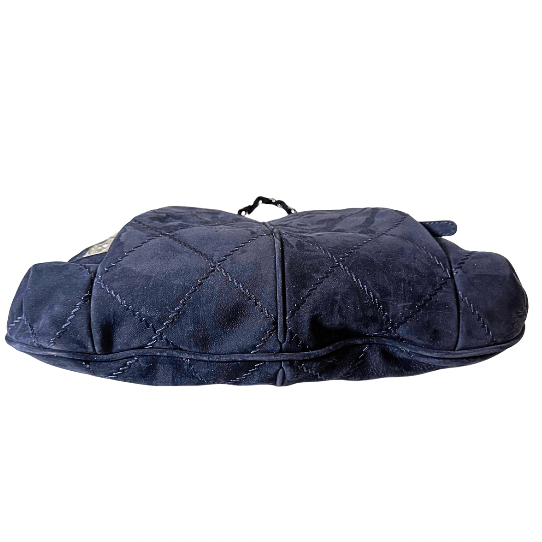 Chanel Quilted Leather Paris-Bombay Darjeeling Hobo Bag