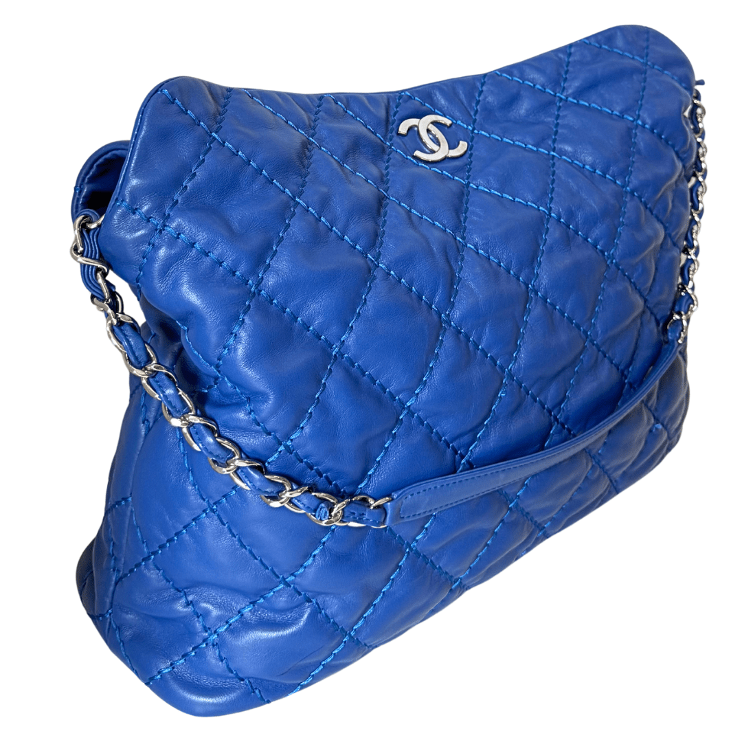 Chanel Quilted Calfskin French Riviera Hobo Bag