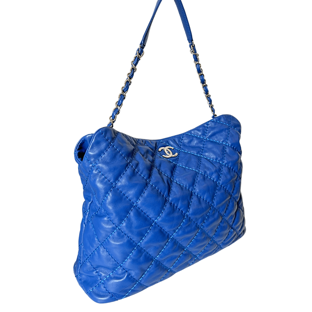 Chanel Quilted Calfskin French Riviera Hobo Bag