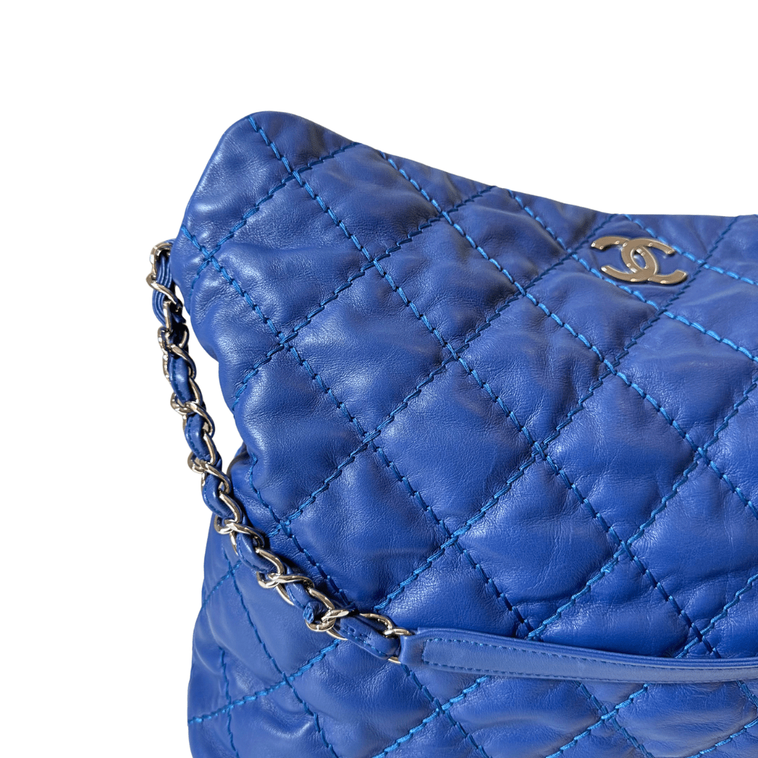 Chanel Quilted Calfskin French Riviera Hobo Bag