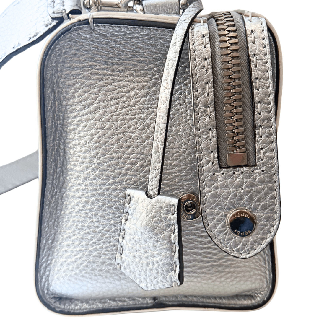 Fendi Selleria Leather Lei Boston Bag