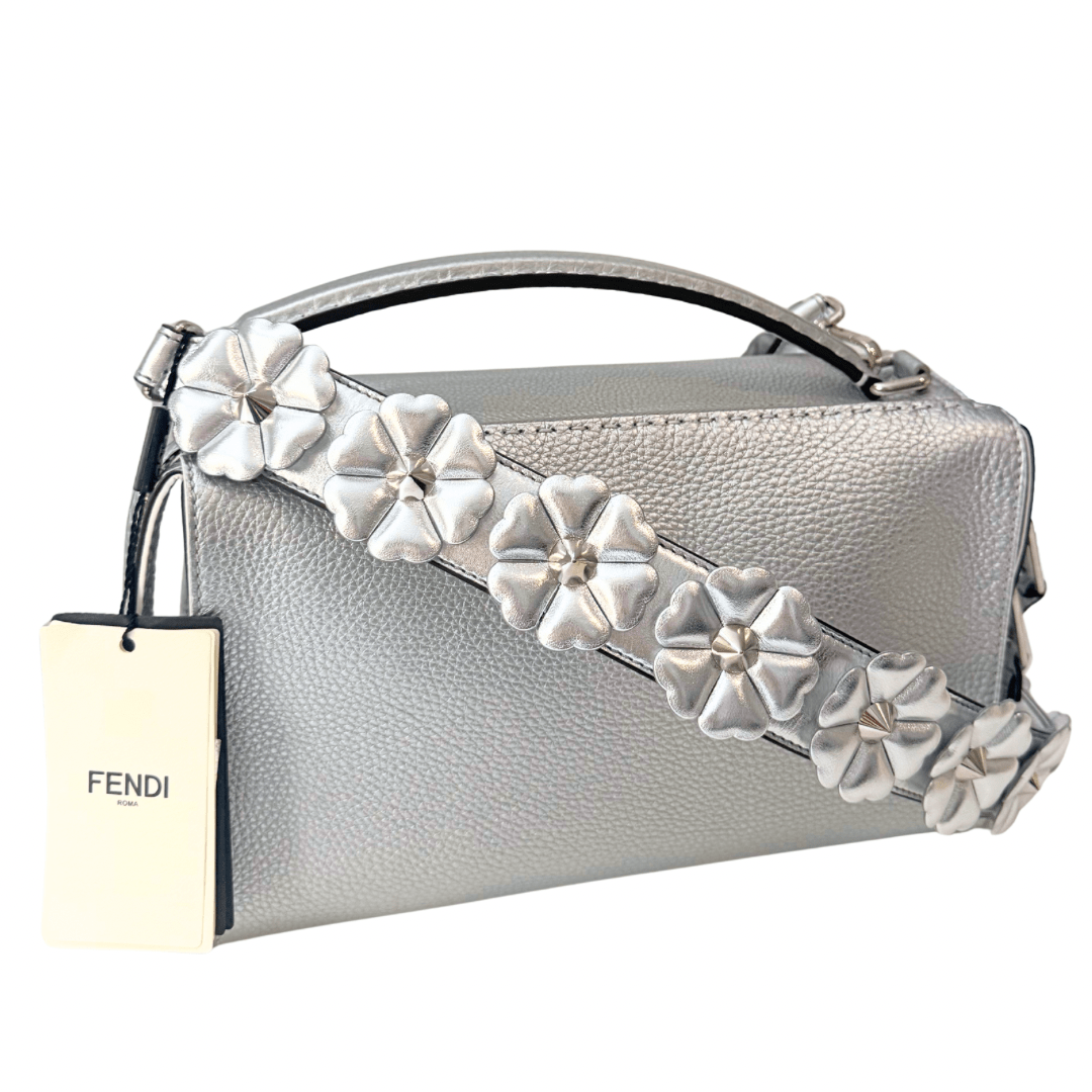 Fendi Selleria Leather Lei Boston Bag