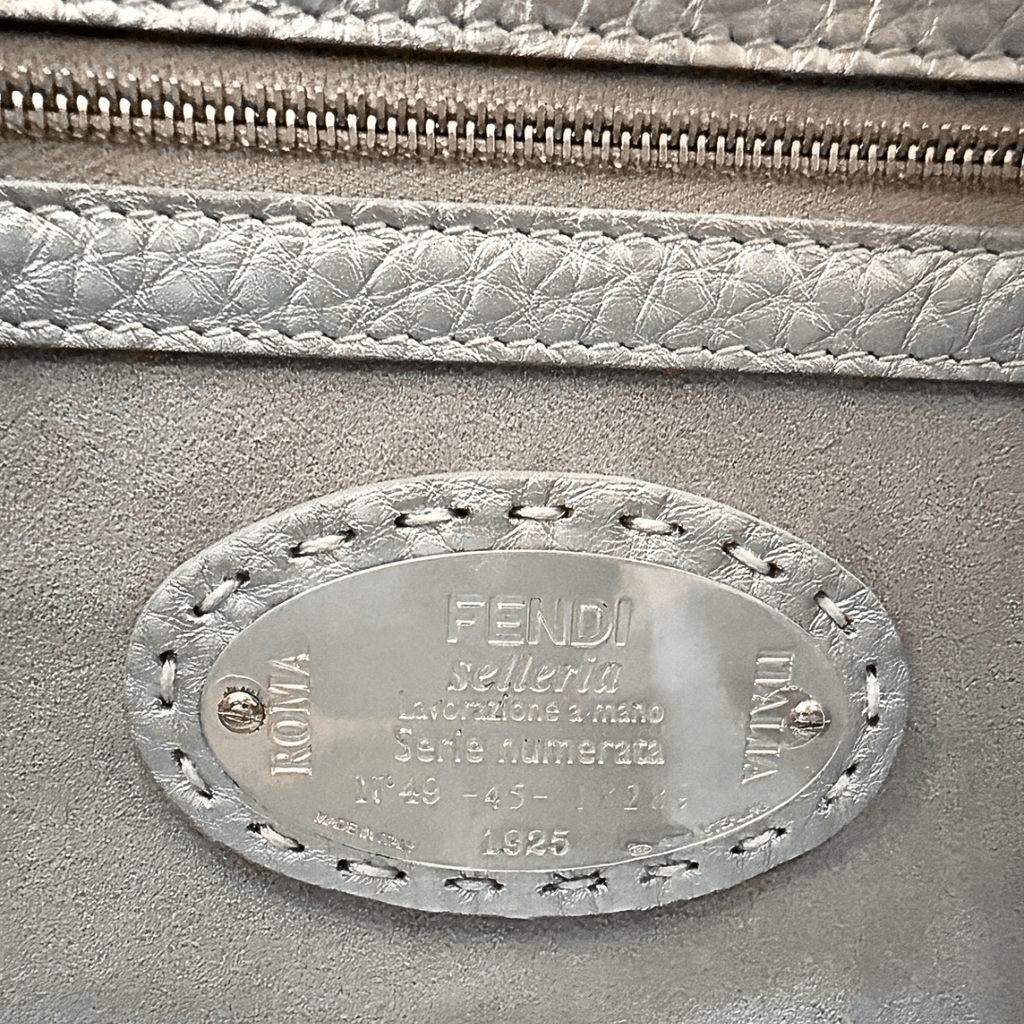 Fendi Selleria Leather Lei Boston Bag