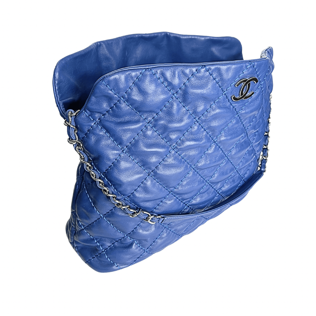 Chanel Quilted Calfskin French Riviera Hobo Bag