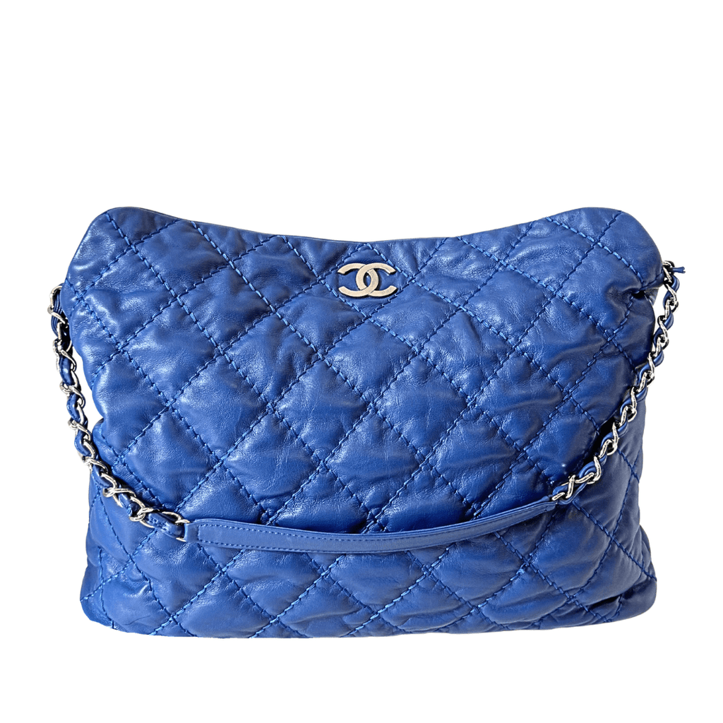 Chanel Quilted Calfskin French Riviera Hobo Bag