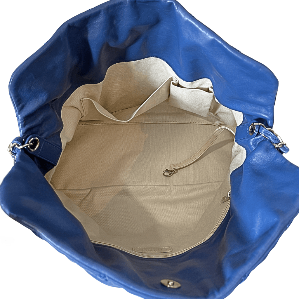 Chanel Quilted Calfskin French Riviera Hobo Bag