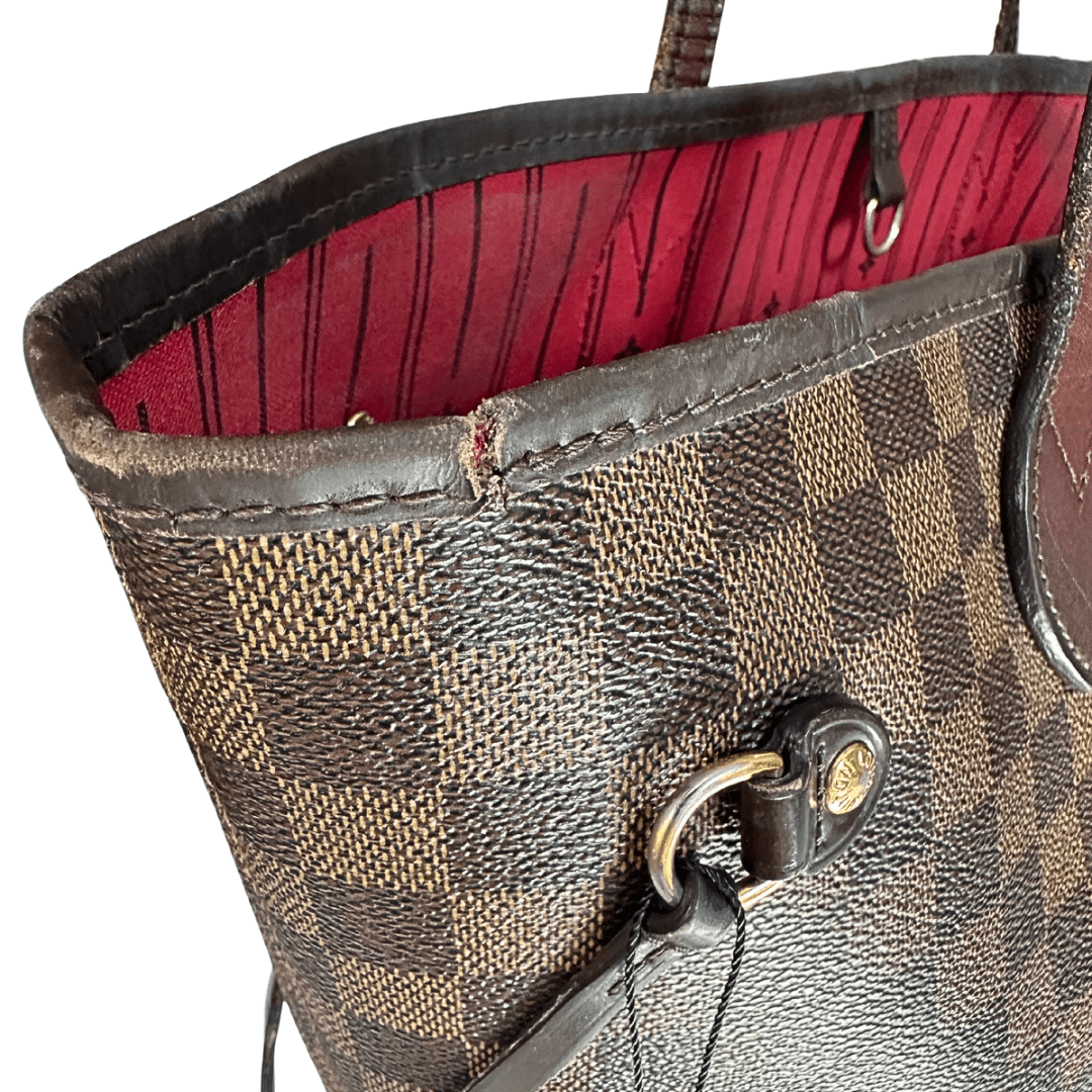 Louis Vuitton Damier Ebene Neverfull MM Tote