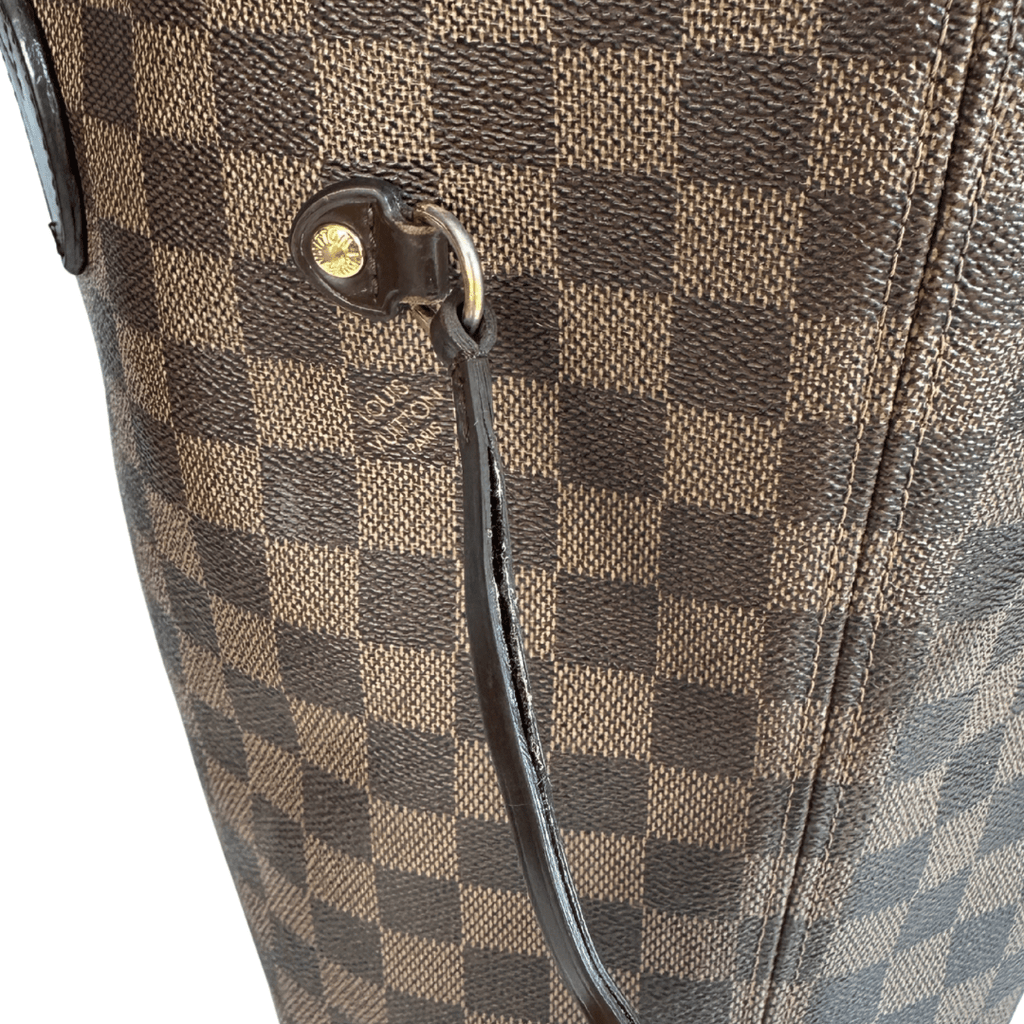 Louis Vuitton Damier Ebene Neverfull MM Tote