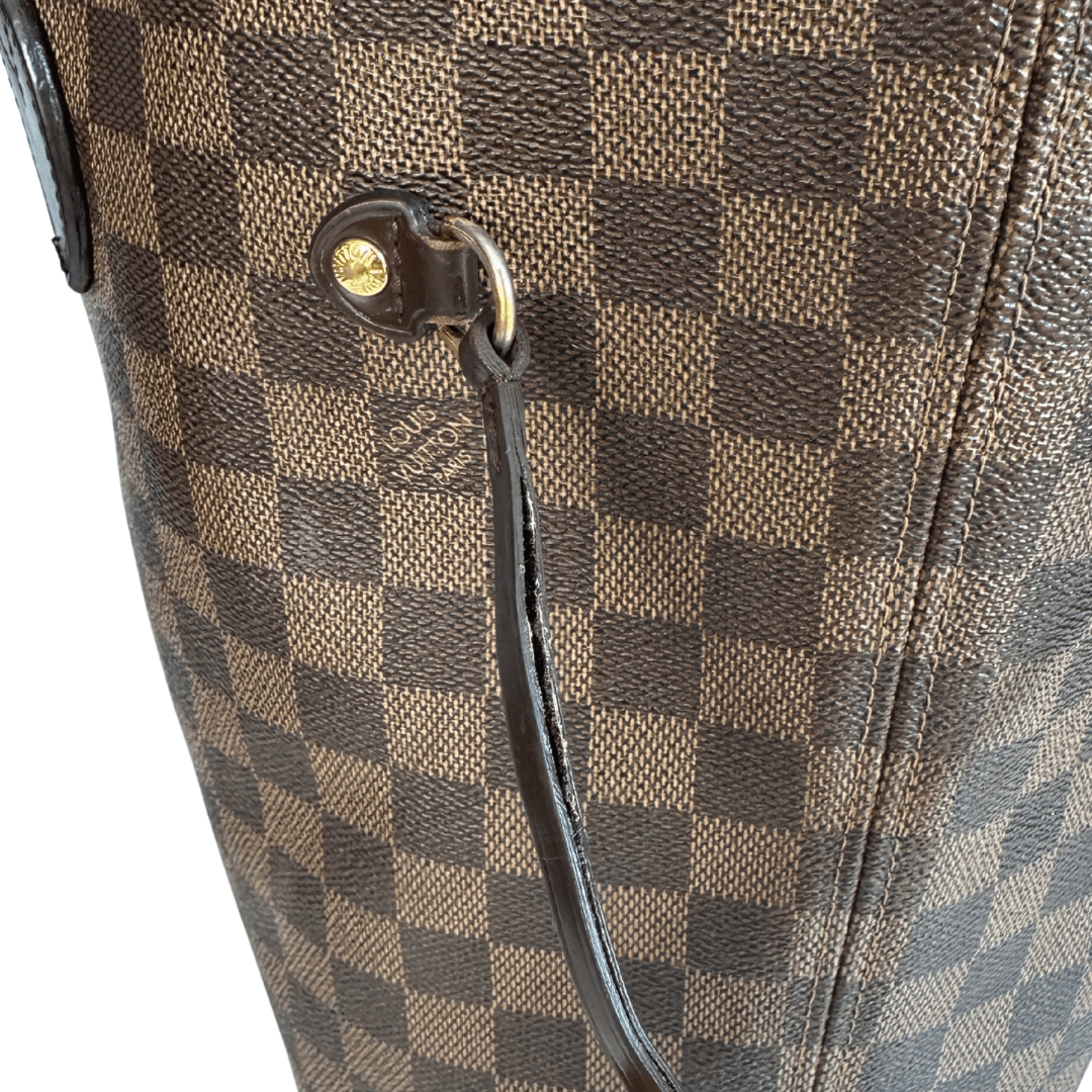 Louis Vuitton Damier Ebene Neverfull MM Tote