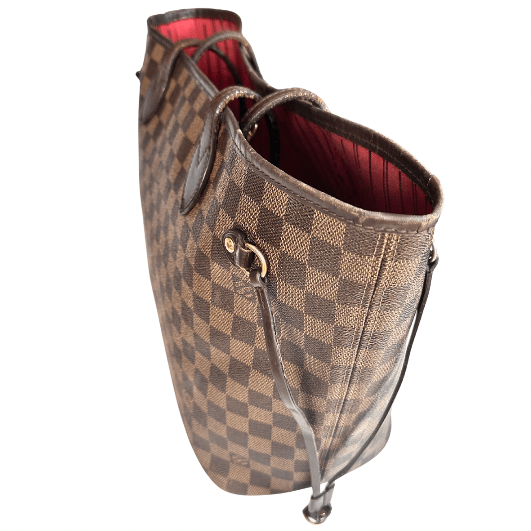 Louis Vuitton Damier Ebene Neverfull MM Tote