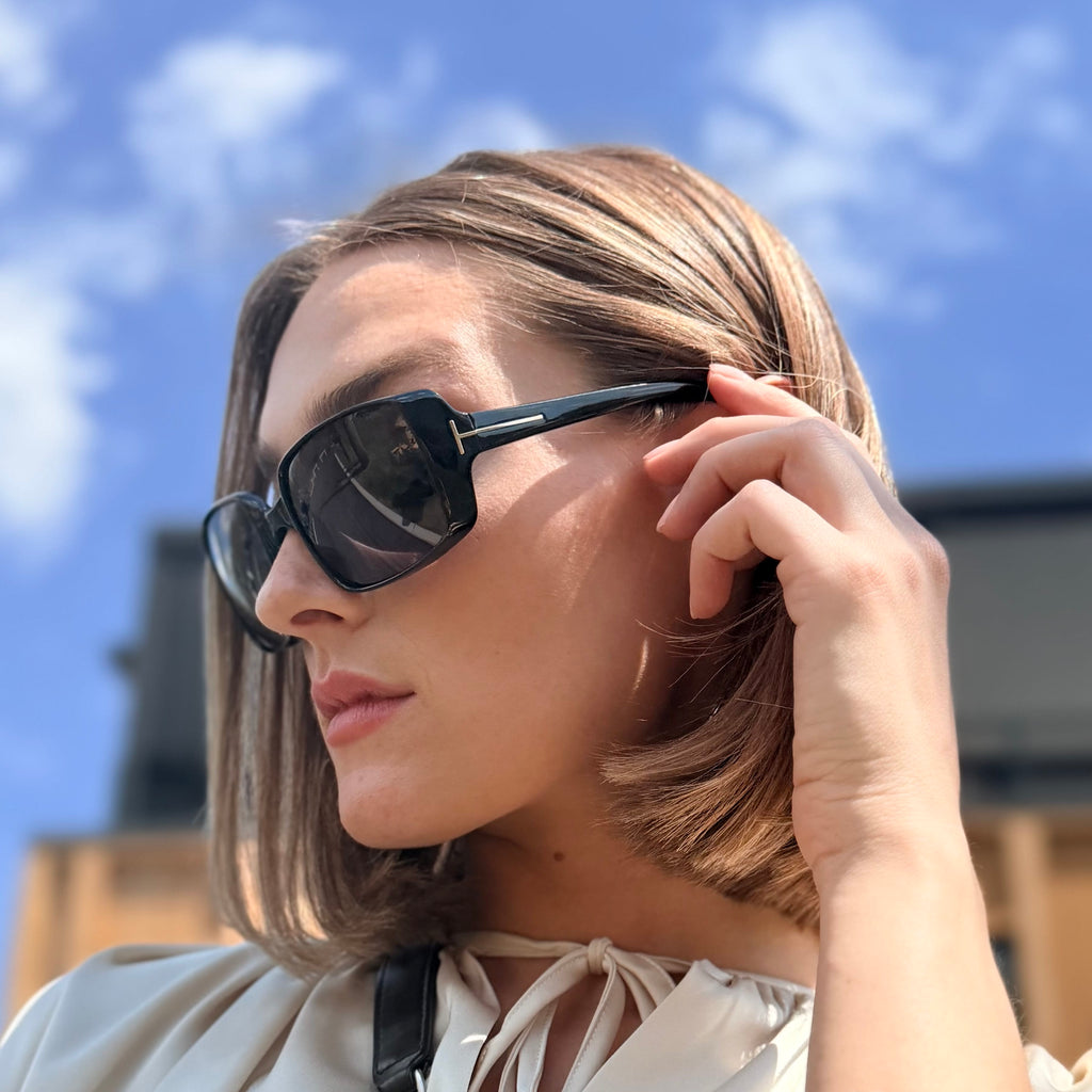 Tom Ford Black Square Women’s Sunglasses