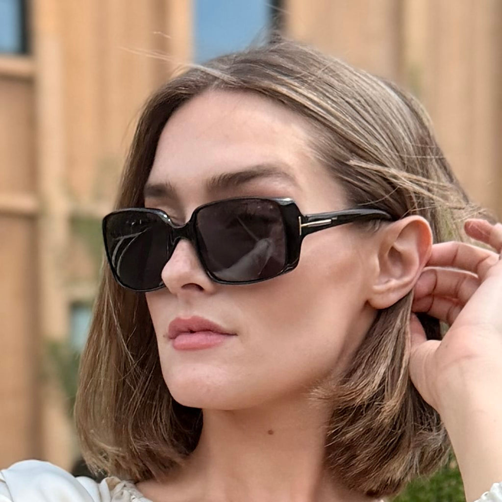 Tom Ford Black Square Women’s Sunglasses