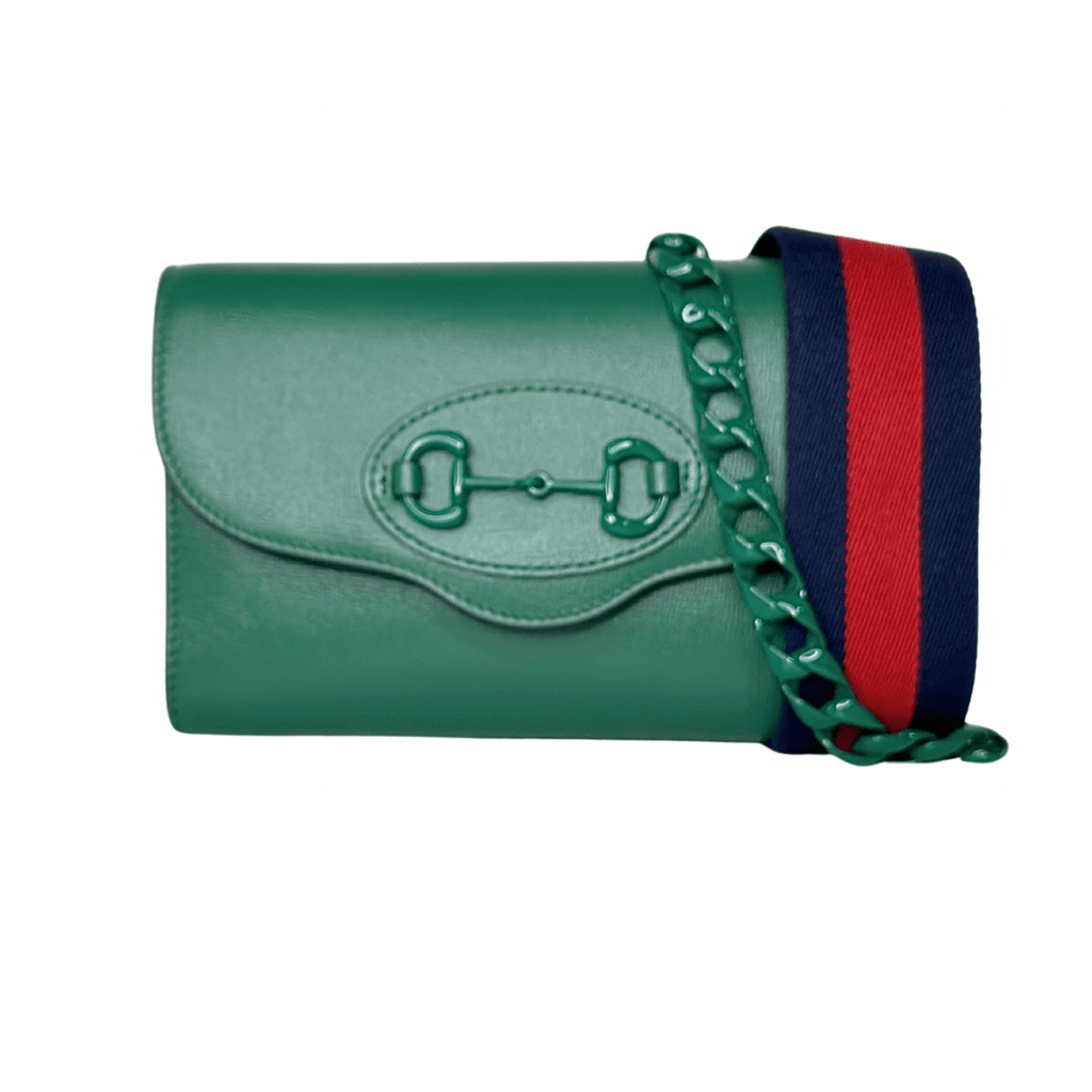 Gucci Matelasse Mini Horsebit Bag w/ Web Strap