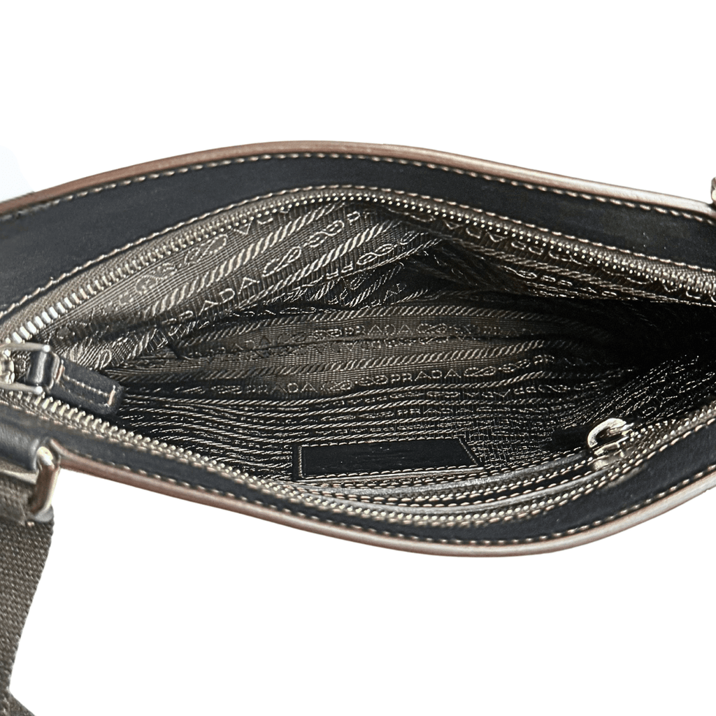 Prada Canapa Canvas Messenger