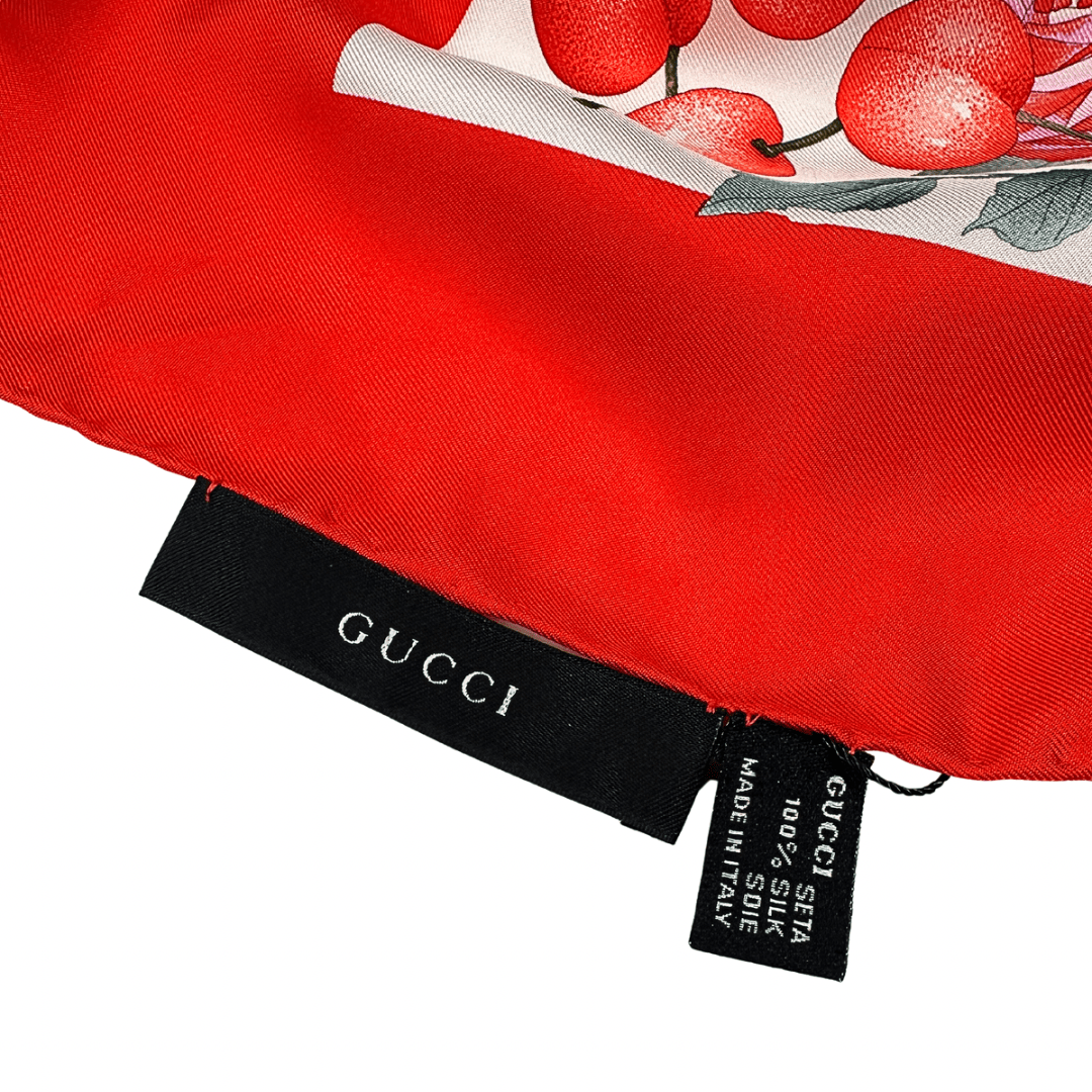 Gucci Silk Floral Scarf