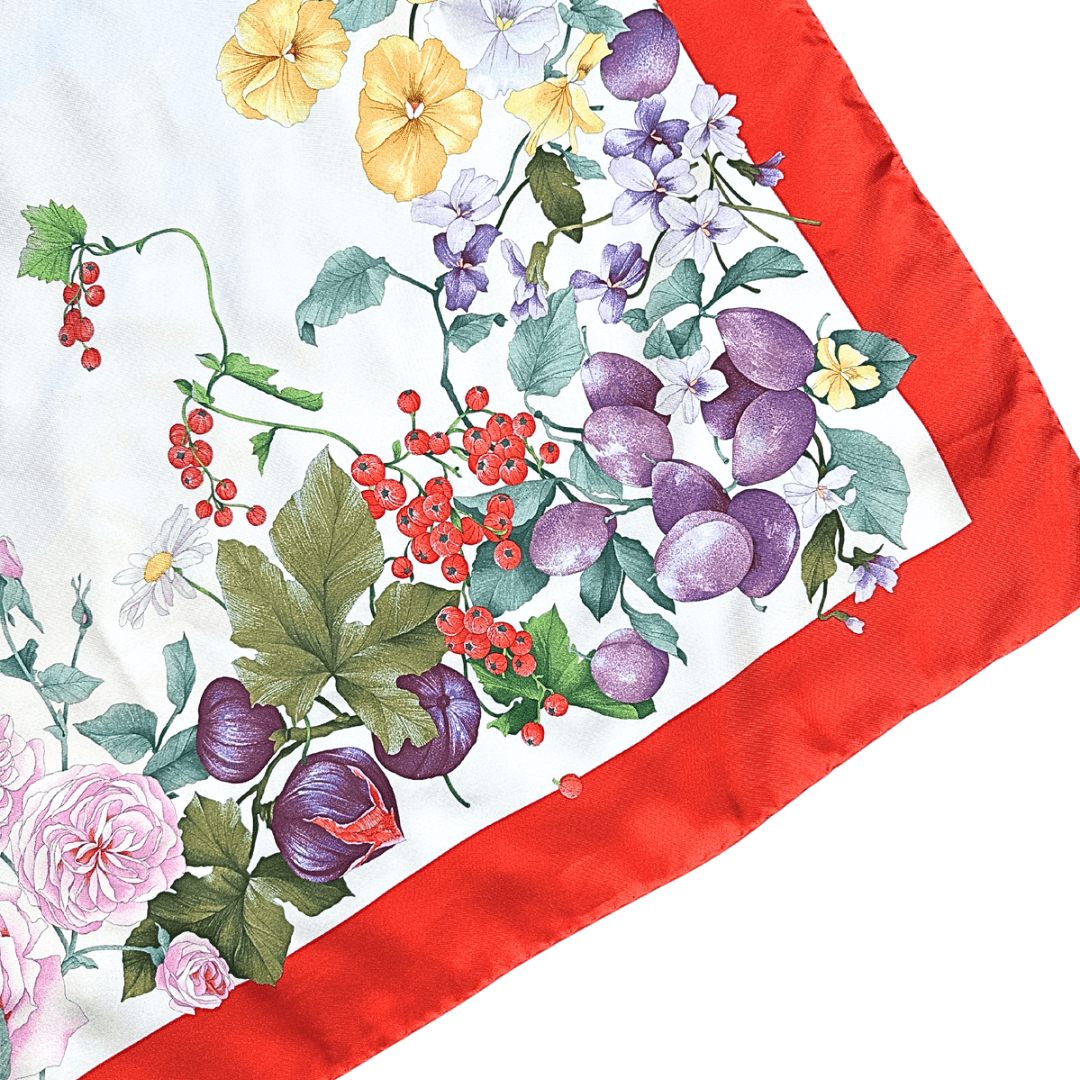 Gucci Silk Floral Scarf