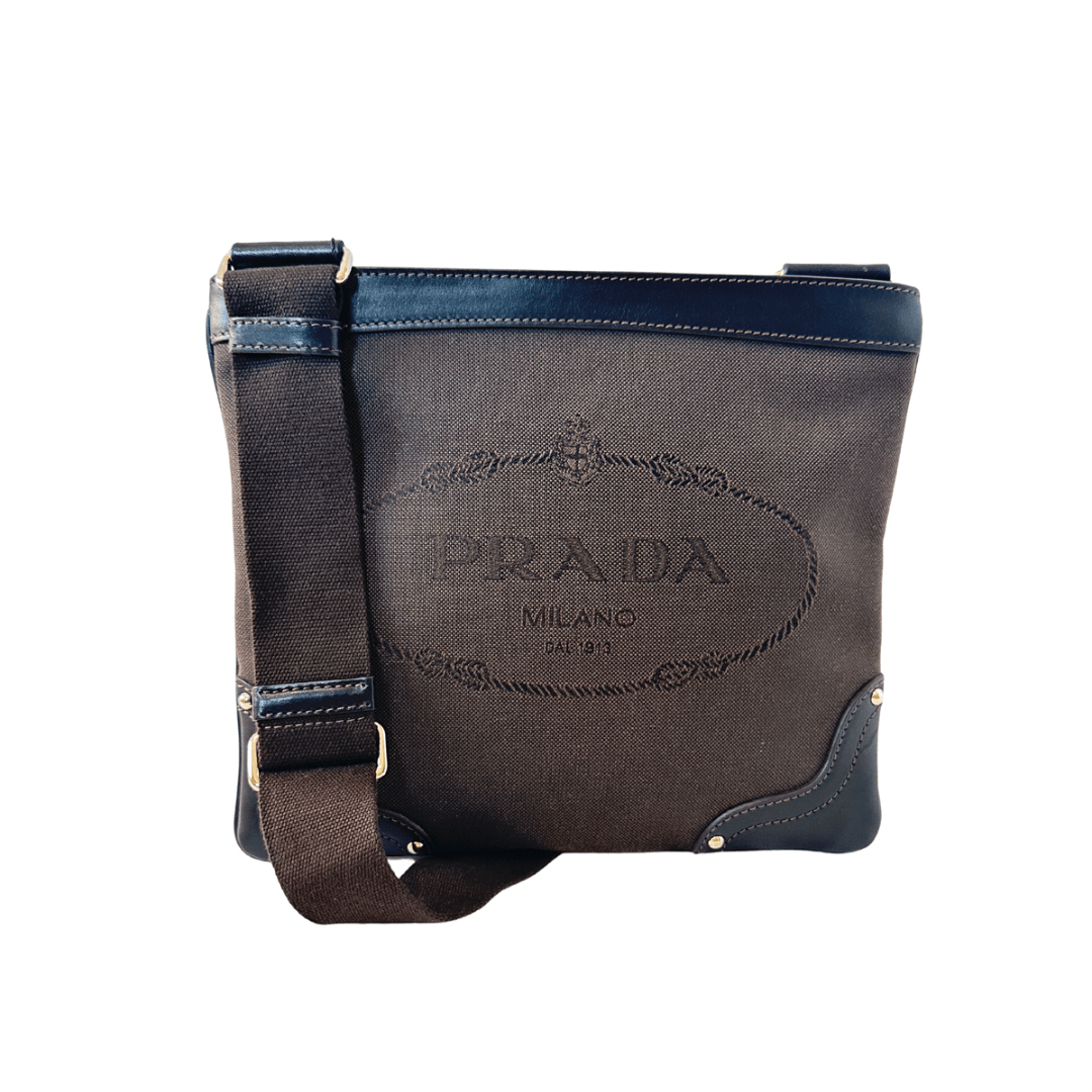 Prada Canapa Canvas Messenger