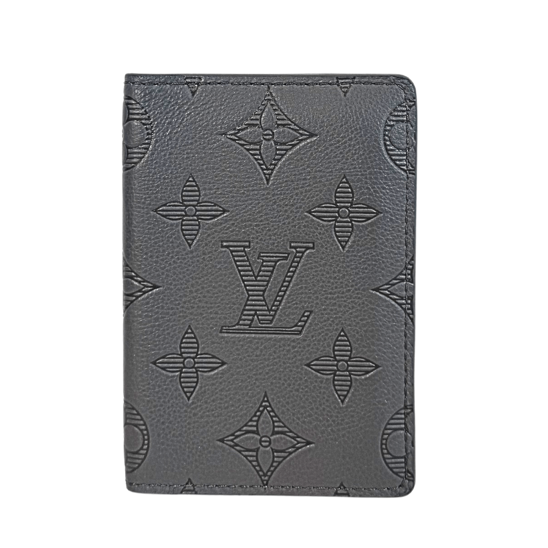 Louis Vuitton Shadow Leather Pocket Organizer Wallet