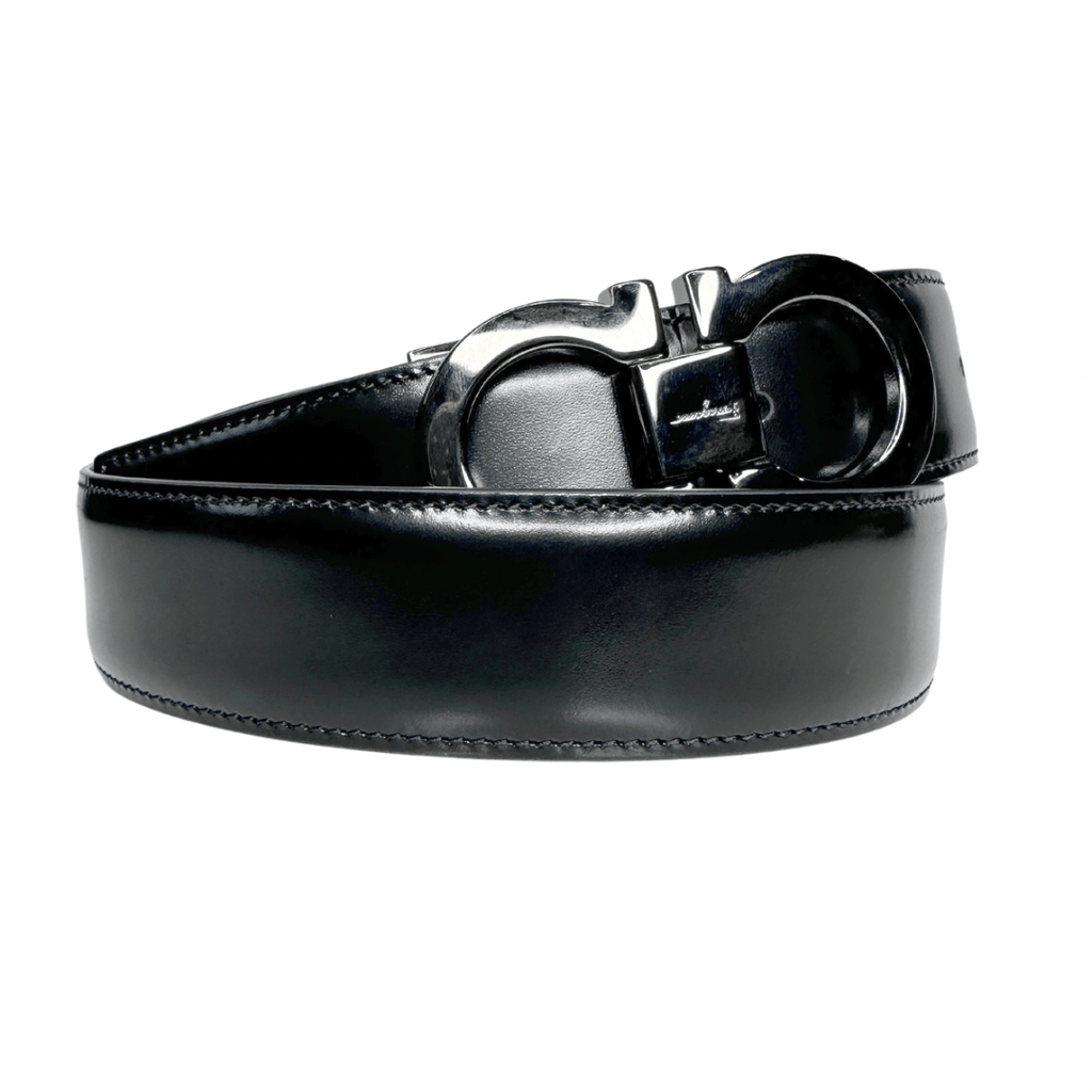Ferragamo Leather Reversible Gancini Belt