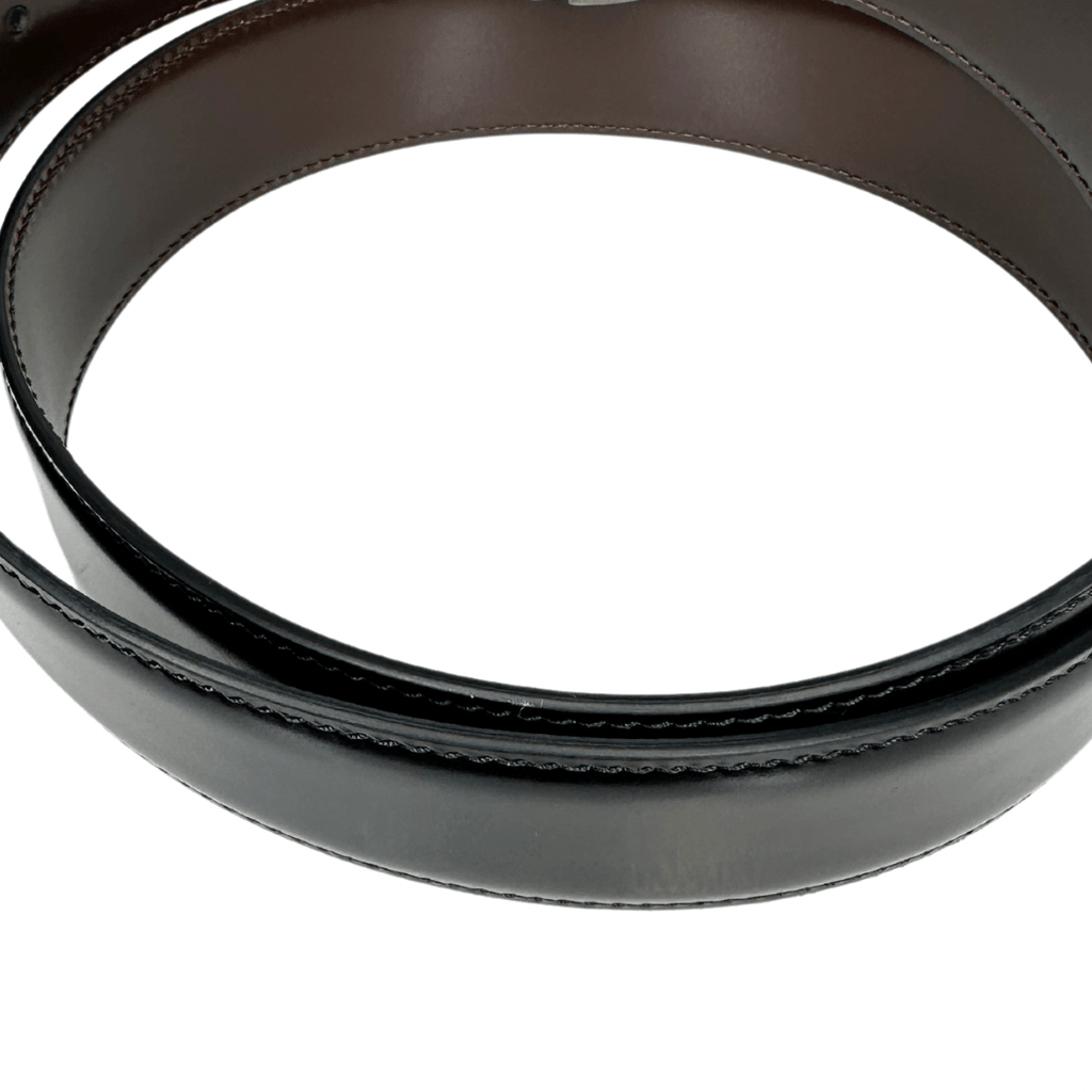 Ferragamo Leather Reversible Gancini Belt