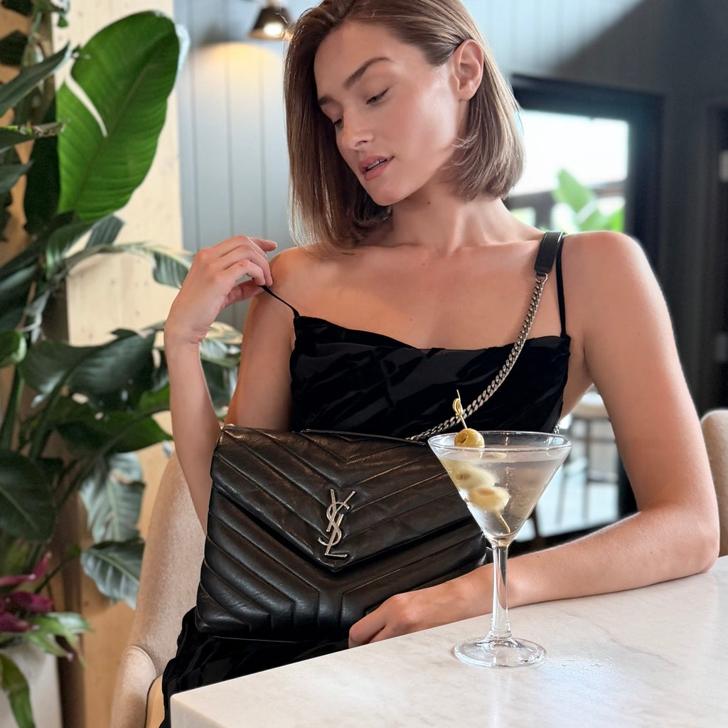 Saint Laurent Medium Matelasse LouLou Shoulder Bag