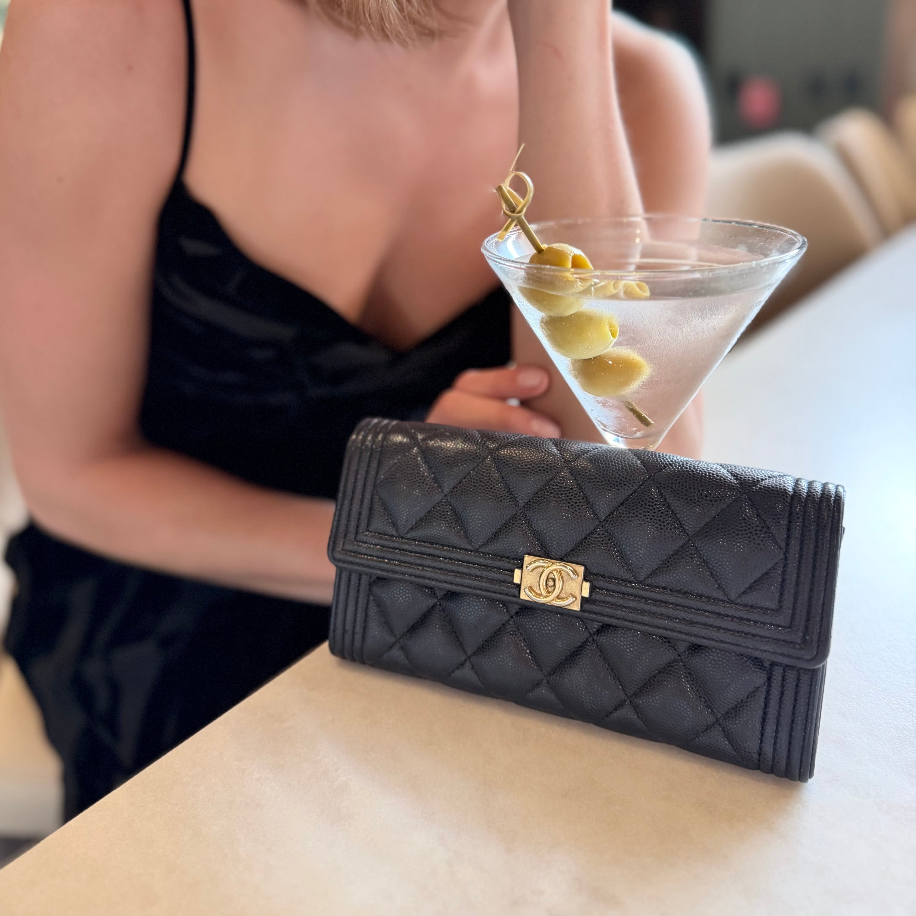 Chanel CC Boy Continental Flap Wallet