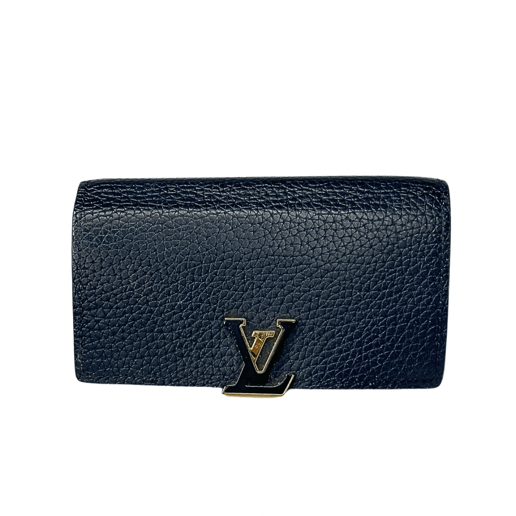 Louis Vuitton Taurillion Leather Capucines Compact Wallet