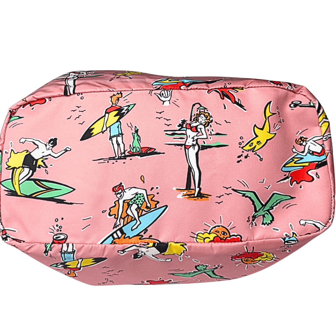 Prada Stampato Tessuto Surf Print Tote
