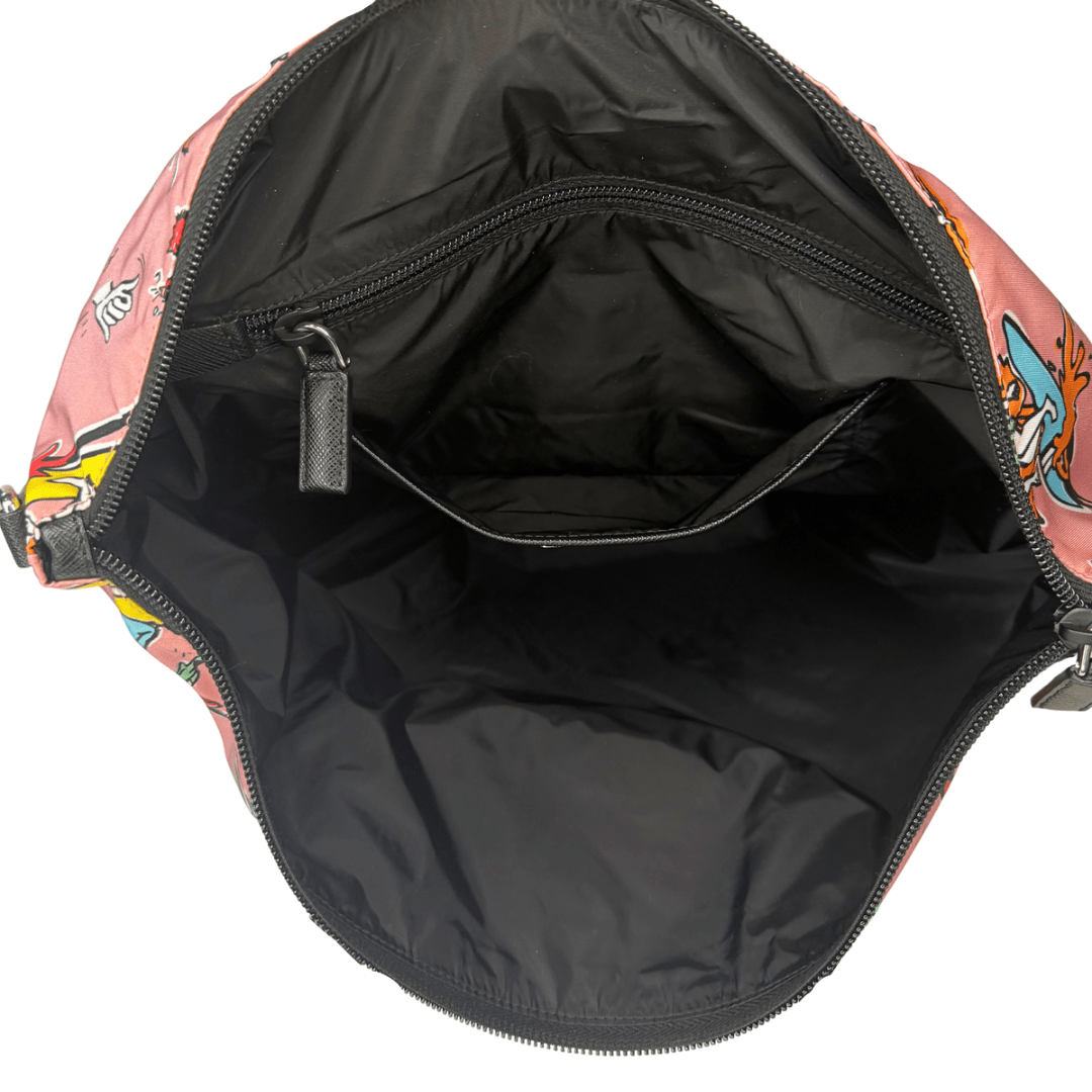 Prada Stampato Tessuto Surf Print Tote