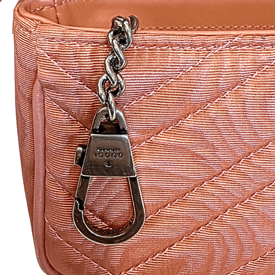 Gucci Mini Crystal Moire Marmont Belt Bag