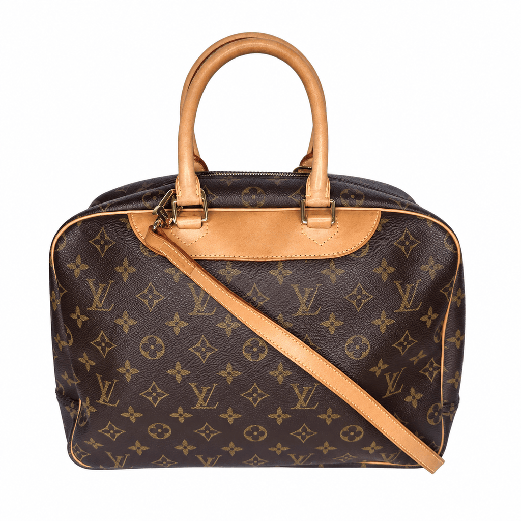 Louis Vuitton Monogram Deauville GM Bag w/ Strap