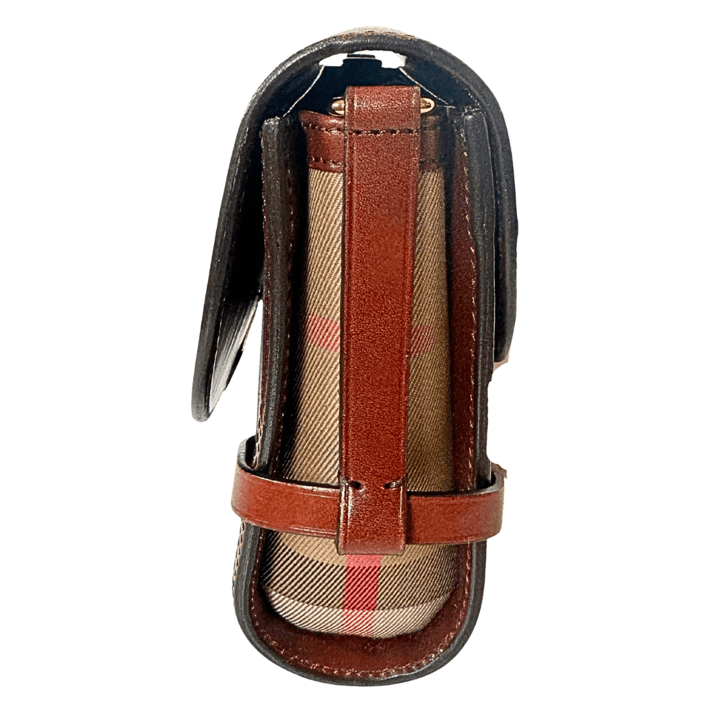 Burberry Calfskin House Check Bridle Crossbody