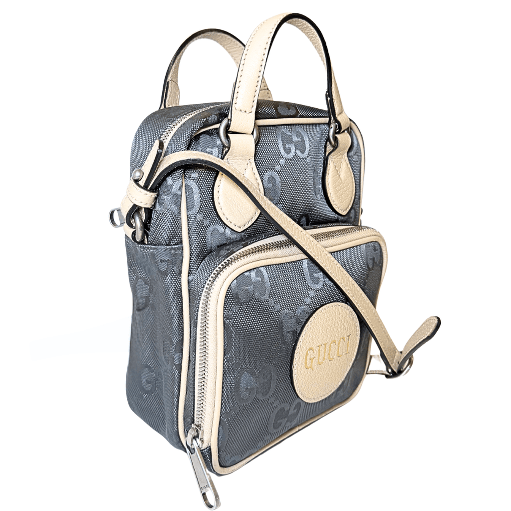 Gucci Giant GG Nylon Off The Grid Mini Crossbody