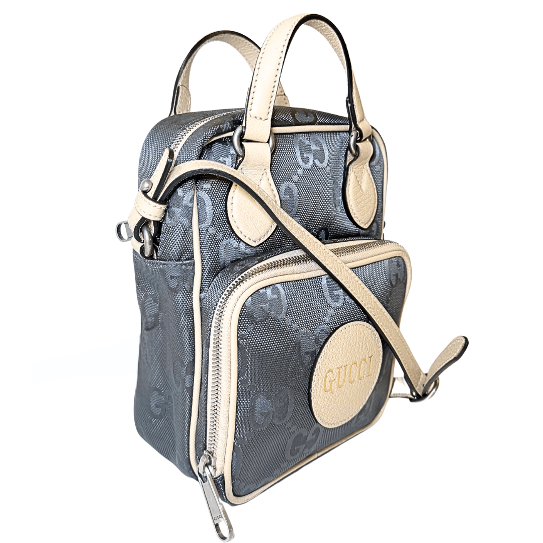 Gucci Giant GG Nylon Off The Grid Mini Crossbody
